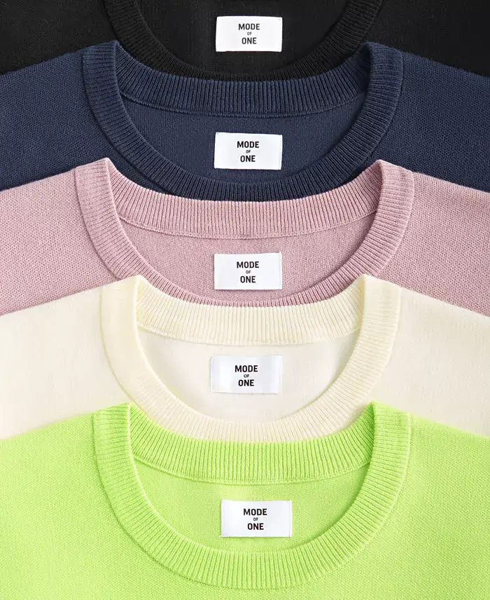 Alfani Mode Of One Men's Regular-Fit Crewneck Sweater Created For Macy's Men's Fashion & Accessories