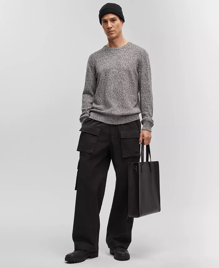 Alfani Mode Of One Men's Regular-Fit Marled-Knit Sweater Created For Macy's Men's Fashion & Accessories