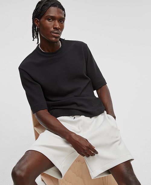 alfani Mode of One Men's Regular-Fit Pull-On Track Shorts Created for Macy's Men's Fashion & Accessories