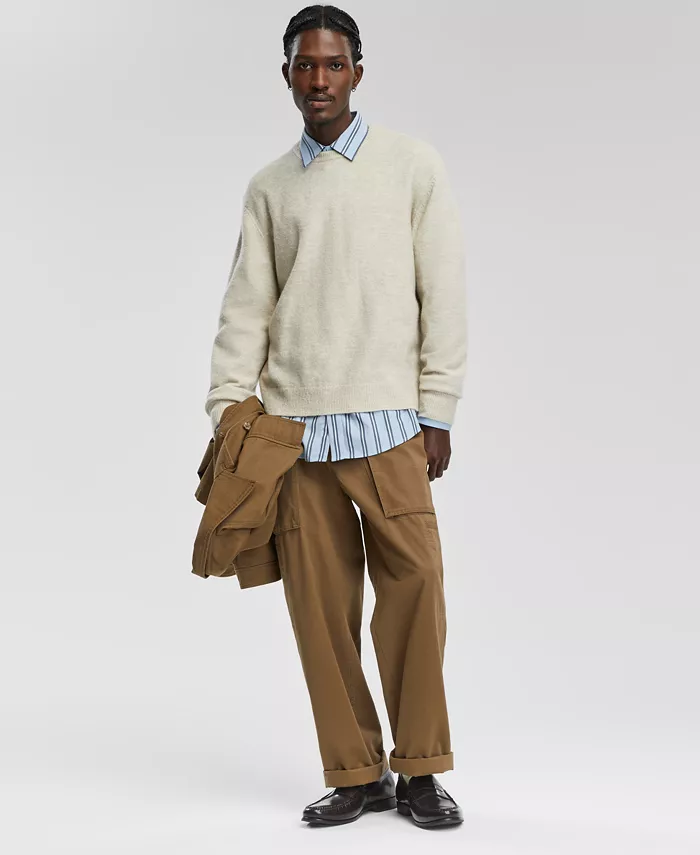Alfani Mode Of One Men's Relaxed-Fit Cozy Sweater Created For Macy's Men's Fashion & Accessories