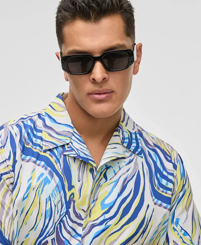 Alfani Mode Of One Men's Retro Wave Textured Shirt Exclusively At Macy's Men's Fashion & Accessories