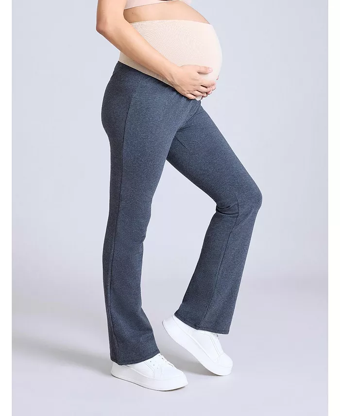 Alfani Motherhood Maternity Maternity Secret Fit Over The Belly Full Length Flare Leggings - Motherhood Women's Fashion Shoes & Accessories