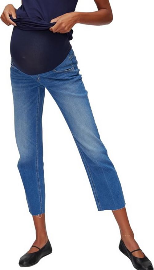 alfani Motherhood Maternity Maternity Secret Fit Over the Bump Straight Leg Denim Jeans - Motherhood Women's Fashion Shoes & Accessories