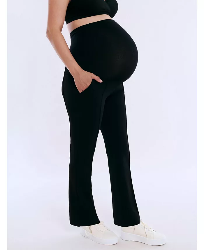 Alfani Motherhood Maternity Women's Mia Secret Fit Over The Belly Slim Straight Leg Pant - Motherhood Maternity Women's Fashion Shoes & Accessories