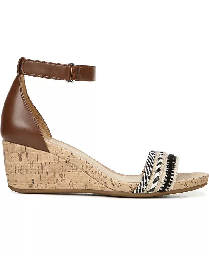Alfani Naturalizer Women's Areda Ankle Strap Wedge Sandals Women's Fashion Shoes & Accessories