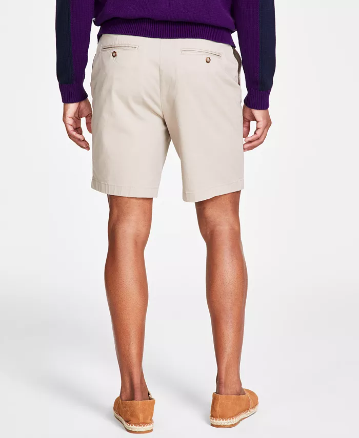 Alfani Nautica Classic-Fit 8.5” Stretch Chino Flat-Front Deck Short Men's Fashion & Accessories