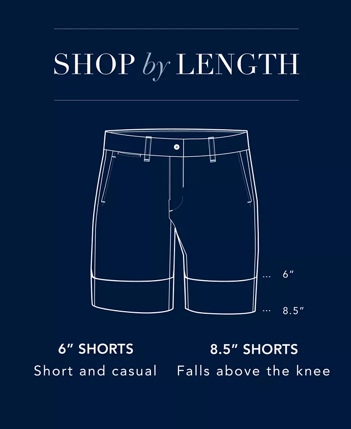 Alfani Nautica Men's Classic-Fit Stretch Flat-Front 6" Chino Deck Shorts Men's Fashion & Accessories