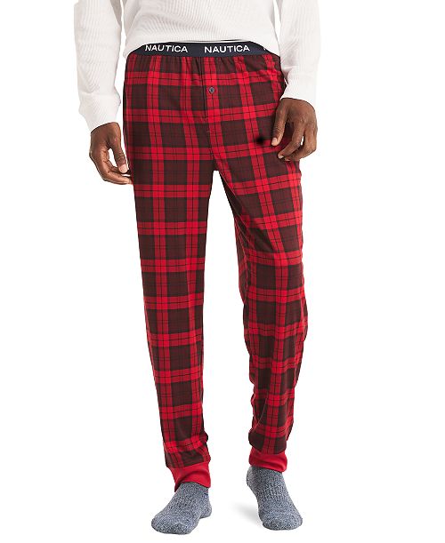alfani Nautica Men's Classic-Fit Stretch Solid Sleep Joggers Men's Fashion & Accessories