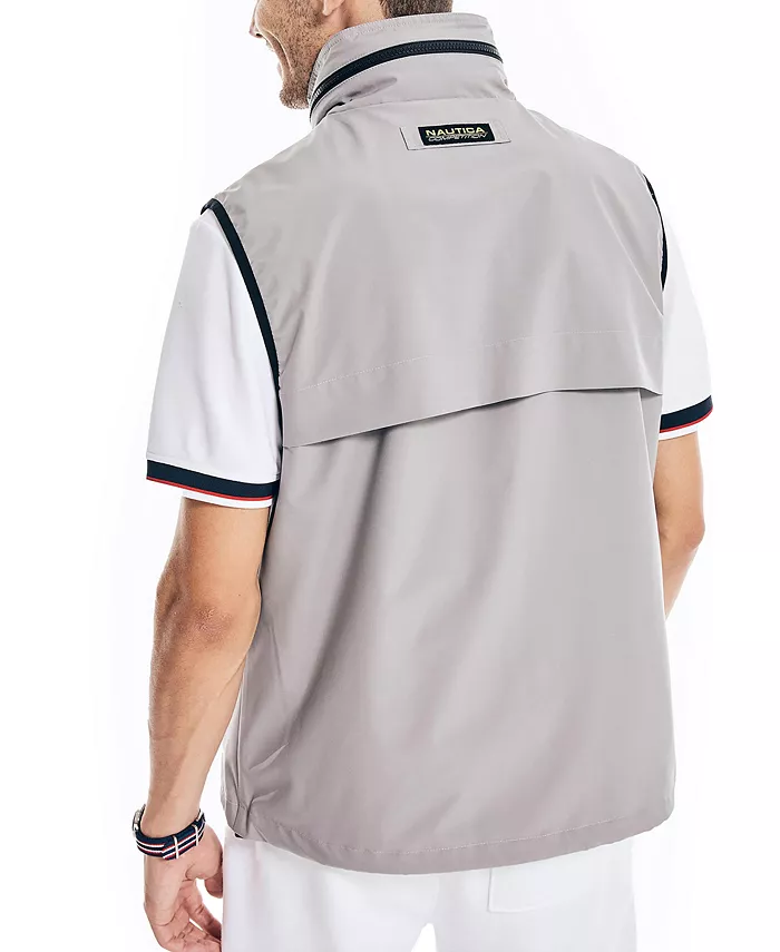 Alfani Nautica Men's Competition Zip-Front Lightweight Water-Resistant Vest Men's Fashion & Accessories