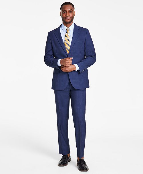 alfani Nautica Men's Modern-Fit Bi-Stretch Suit Men's Fashion & Accessories