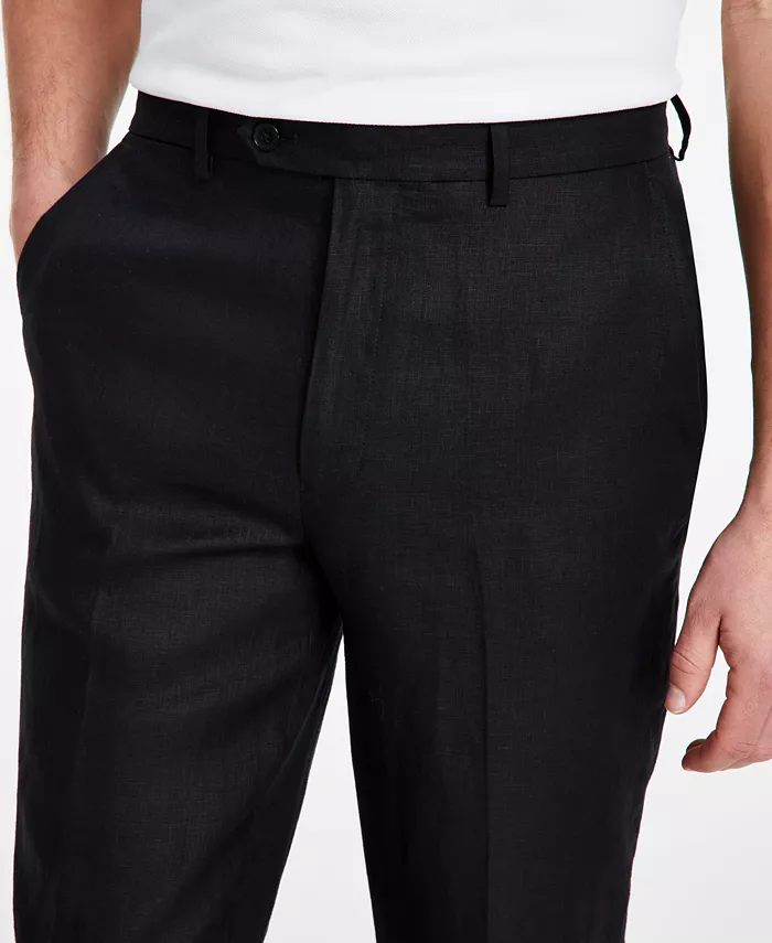 Nautica Men's Modern-Fit Linen Dress Pants Men's Fashion & Accessories