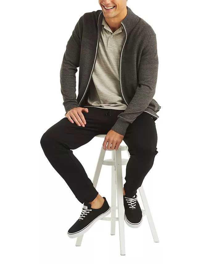 Alfani Nautica Men's Navtech Mock-Neck Full-Zip Sweater Men's Fashion & Accessories