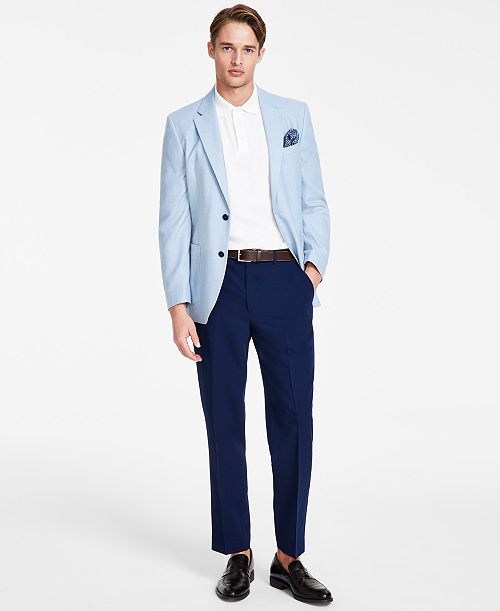 alfani Nautica Men's Performance Stretch Modern-Fit Dress Pants Men's Fashion & Accessories