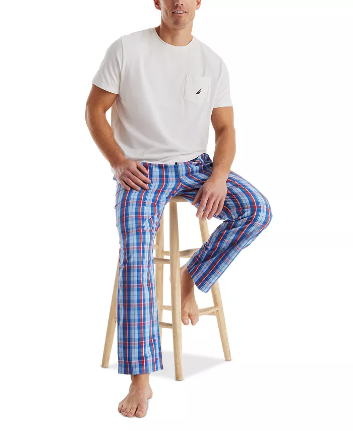 Alfani Nautica Men's Plaid Poplin Sleep Pants Men's Fashion & Accessories