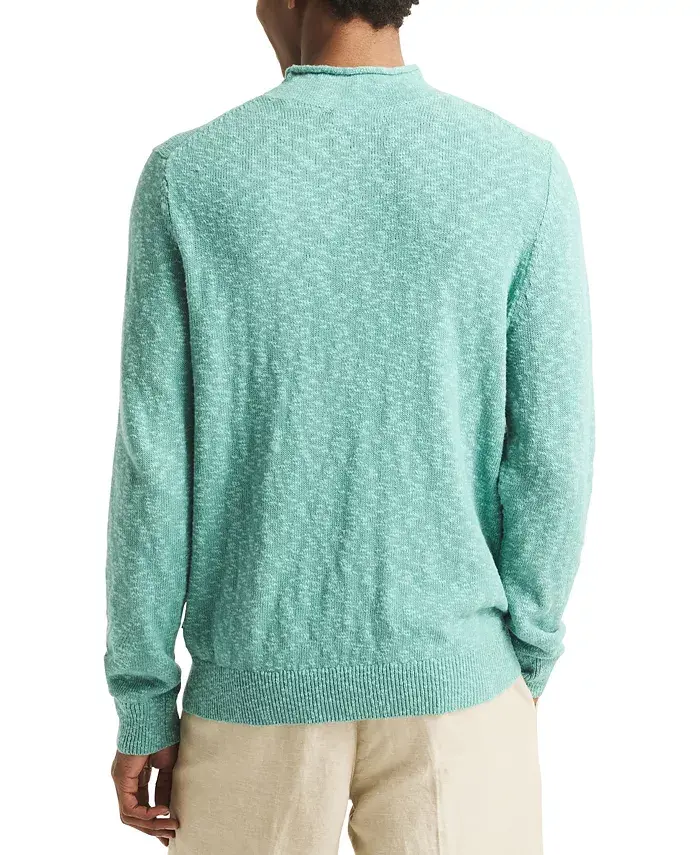 Alfani Nautica Men's Slub Linen Crewneck Sweater Men's Fashion & Accessories