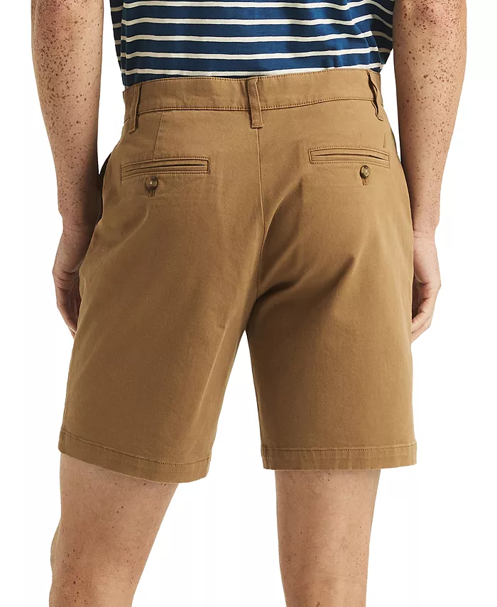 Alfani Nautica Men's Solid-Color Stretch-Twill 8.5" Deck Shorts Men's Fashion & Accessories