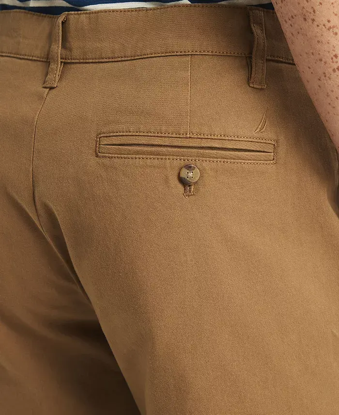 Alfani Nautica Men's Solid-Color Stretch-Twill 8.5" Deck Shorts Men's Fashion & Accessories