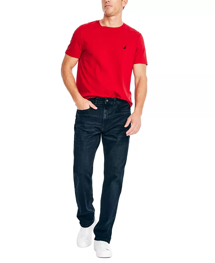 Alfani Nautica Men's Vintage Straight-Fit Stretch Denim 5-Pocket Jeans Men's Fashion & Accessories