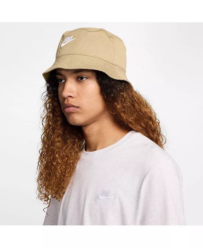 Alfani Nike Men's And Women's Khaki Apex Futura Washed Bucket Hat Sports Fan Shop