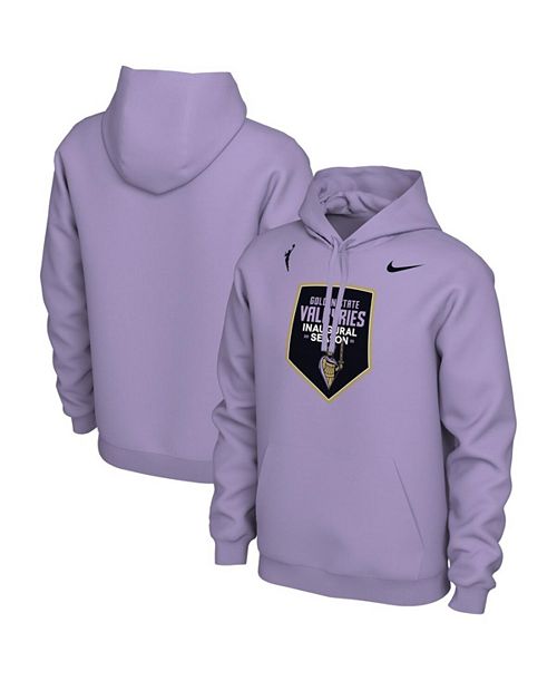 alfani Nike Men's and Women's Violet Golden State Valkyries 2025 Inaugural Season Crest Pullover Hoodie Sports Fan Shop