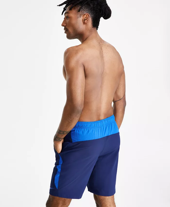Alfani Nike Men's Contend Water-Repellent Colorblocked 9" Swim Trunks Men's Fashion & Accessories