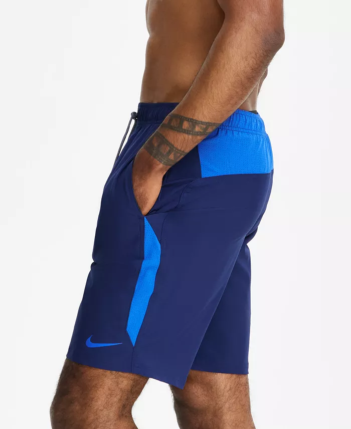 Alfani Nike Men's Contend Water-Repellent Colorblocked 9" Swim Trunks Men's Fashion & Accessories