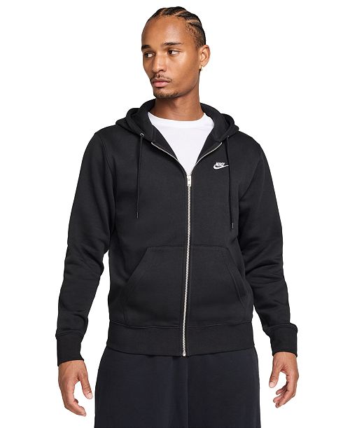 alfani Nike Men's Full-Zip Fleece Hoodie Men's Fashion & Accessories