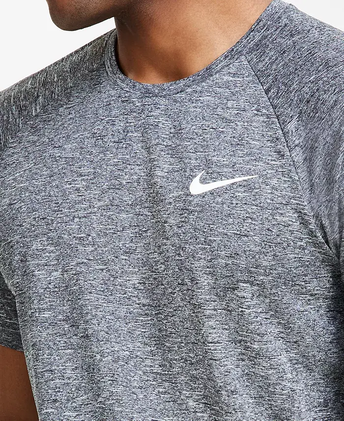 Alfani Nike Men's Hydroguard Dri-FIT Stretch UPF 40+ Heather Rash Guard Men's Fashion & Accessories