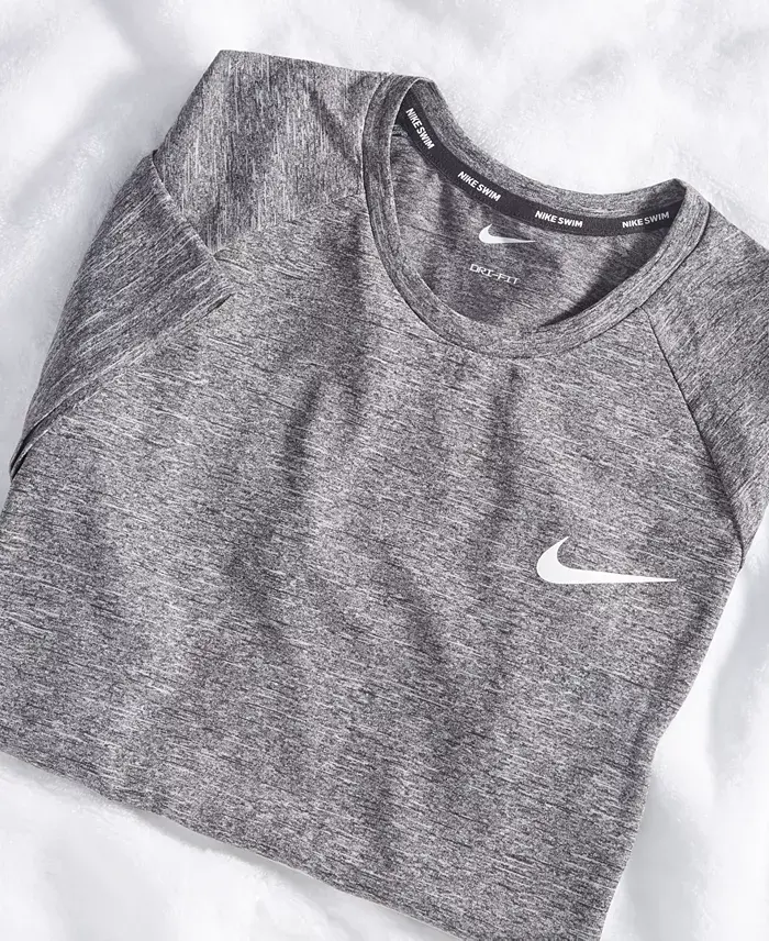 Alfani Nike Men's Hydroguard Dri-FIT Stretch UPF 40+ Heather Rash Guard Men's Fashion & Accessories