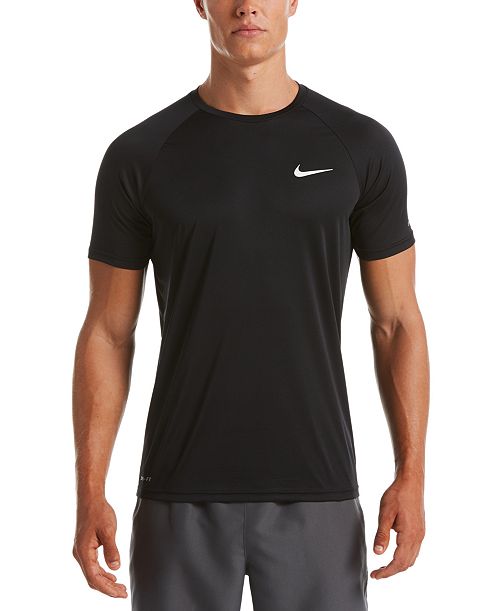 alfani Nike Men's Short Sleeve Hydroguard Logo T-Shirt Men's Fashion & Accessories