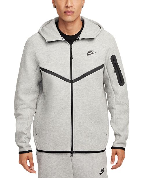 alfani Nike Men's Tech Fleece Full-Zip Windrunner Logo Hoodie Men's Fashion & Accessories