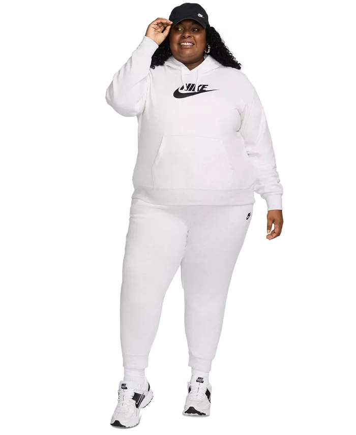 Alfani Nike Plus Size Active Sportswear Club Hooded Fleece Sweatshirt Women's Fashion Shoes & Accessories