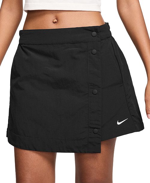 alfani Nike Sportswear Women's Essential Mid-Rise Woven Skort Women's Fashion Shoes & Accessories