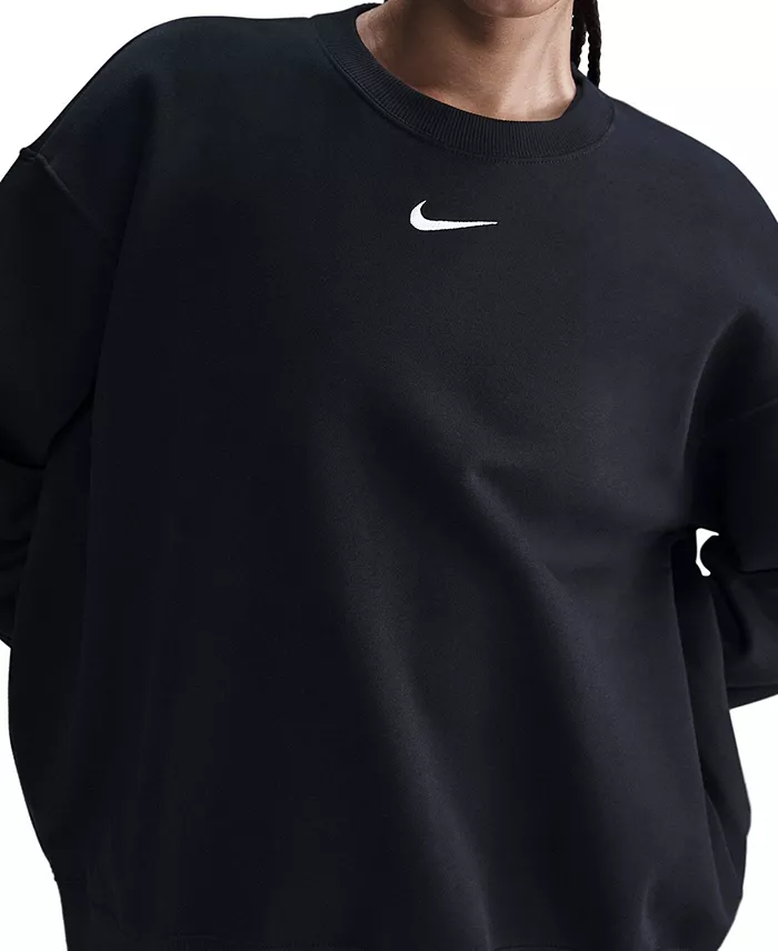 Alfani Nike Sportswear Women's Phoenix Fleece Oversized Crewneck Sweatshirt Women's Fashion Shoes & Accessories