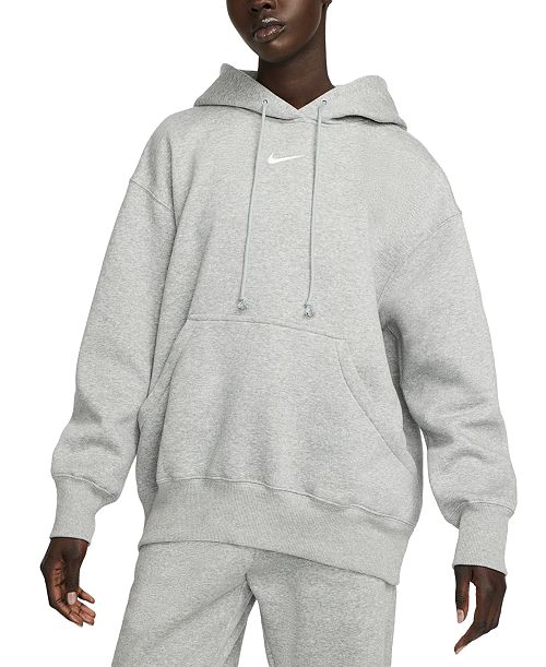 alfani Nike Sportswear Women's Phoenix Fleece Oversized Pullover Hoodie Women's Fashion Shoes & Accessories
