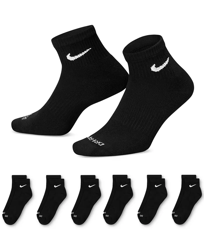 Alfani Nike Unisex 6-Pk. Dri-FIT Ankle Socks Men's Fashion & Accessories
