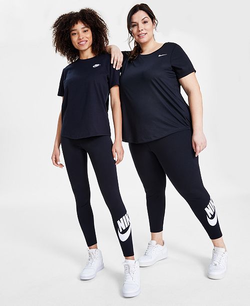 alfani Nike Women's Active Dri-FIT Women's Short-Sleeve Logo T-Shirt Sportswear Classics High-Waisted Graphic Leggings & Revolution 7 Running Sneakers from Finish Line Women's Fashion Shoes & Accessories