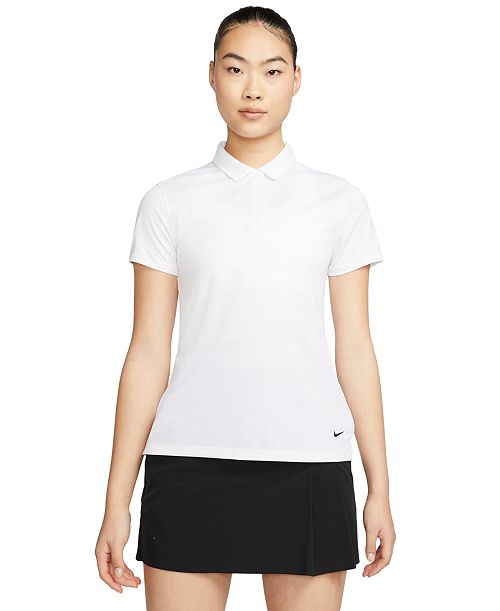 alfani Nike Women's Dri-FIT Victory Short-Sleeve Golf Polo Shirt Women's Fashion Shoes & Accessories