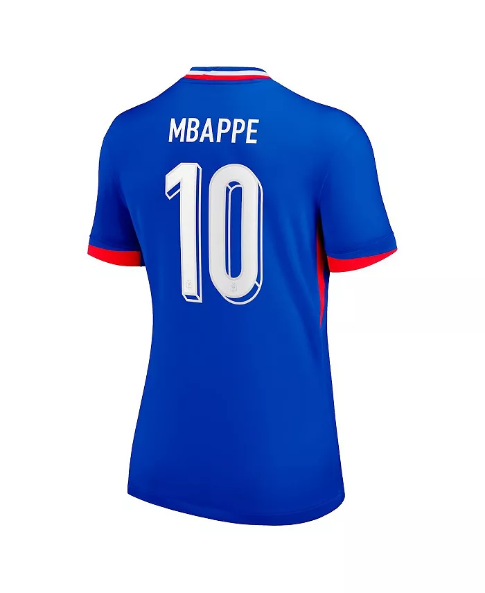 Alfani Nike Women's Kylian Mbappe Blue France National Team 2024 Home Replica Jersey Sports Fan Shop