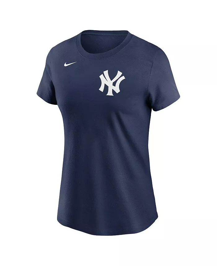 Alfani Nike Women's Navy New York Yankees Wordmark T-shirt Sports Fan Shop