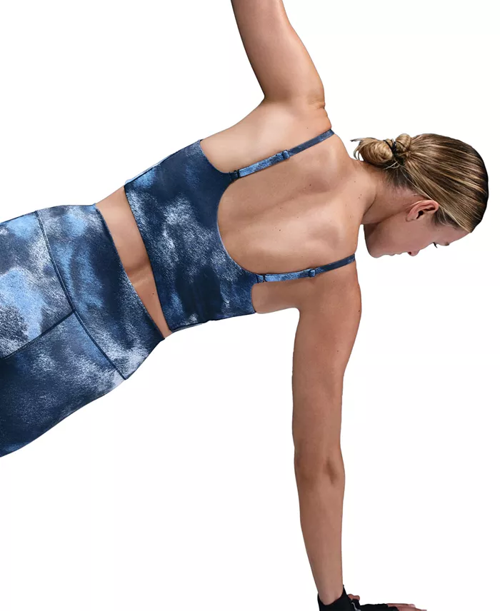 Alfani Nike Women's One Convertible Light-Support Longline Printed Sports Bra Women's Fashion Shoes & Accessories