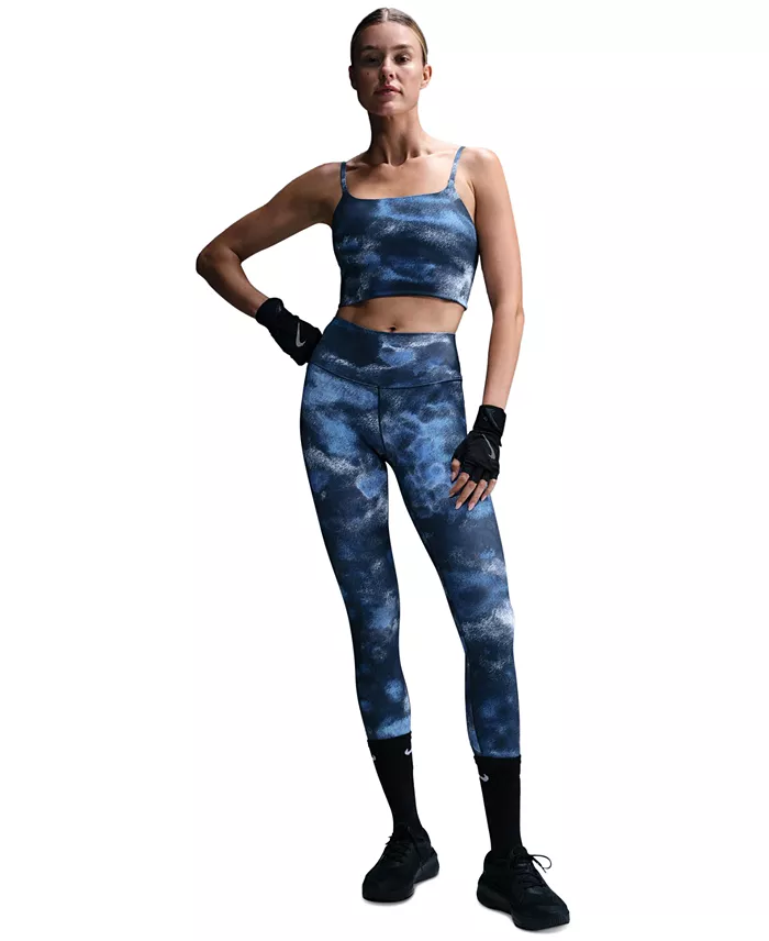 Alfani Nike Women's One Convertible Light-Support Longline Printed Sports Bra Women's Fashion Shoes & Accessories
