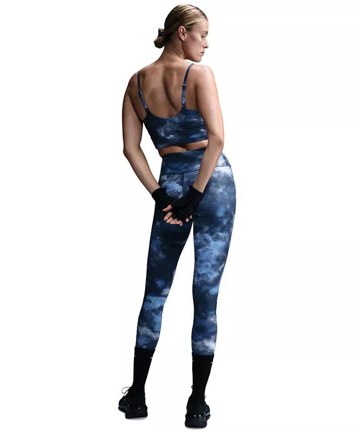 Alfani Nike Women's One Convertible Light-Support Longline Printed Sports Bra Women's Fashion Shoes & Accessories