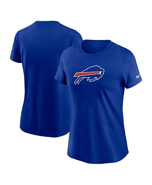 alfani Nike Women's Royal Buffalo Bills Primary Logo T-Shirt Sports Fan Shop