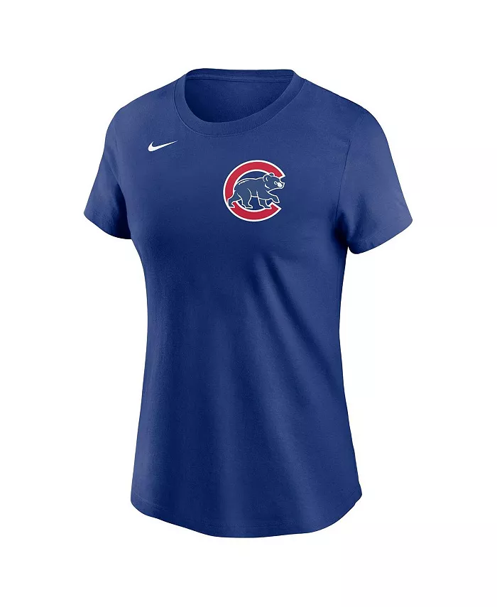 Alfani Nike Women's Royal Chicago Cubs Wordmark T-Shirt Sports Fan Shop