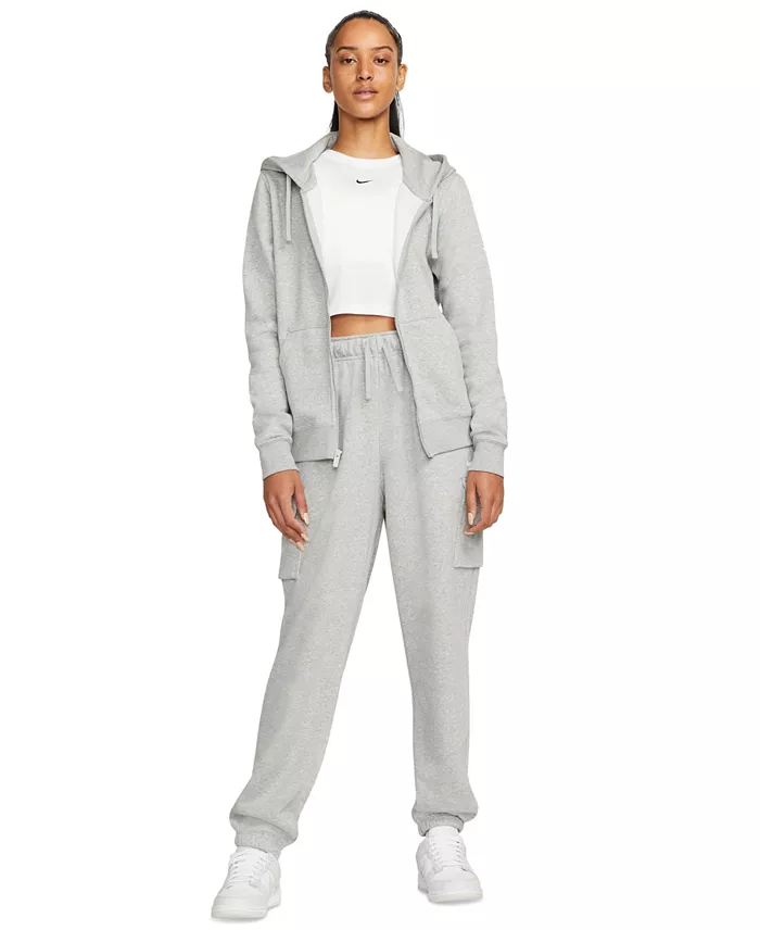 Alfani Nike Women's Sportswear Club Fleece Full-Zip Hoodie Women's Fashion Shoes & Accessories
