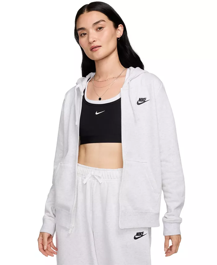 Alfani Nike Women's Sportswear Club Fleece Full-Zip Hoodie Women's Fashion Shoes & Accessories