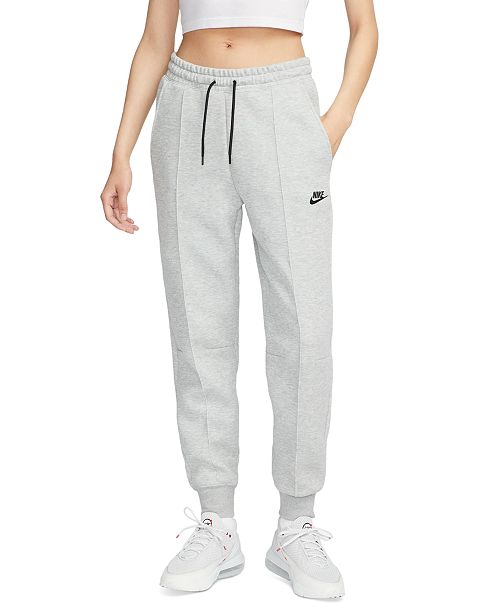 alfani Nike Women's Sportswear Tech Fleece Mid-Rise Jogger Pants Women's Fashion Shoes & Accessories