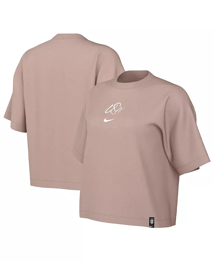 Alfani Nike Women's Tan USWNT Fearless T-shirt Sports Fan Shop