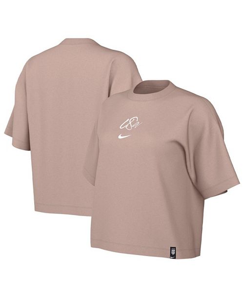 alfani Nike Women's Tan USWNT Fearless T-shirt Sports Fan Shop